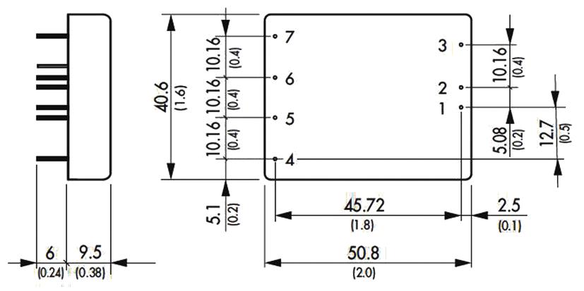 Ten Traco Power Isolated Through Hole Dc Dc Converter Ite