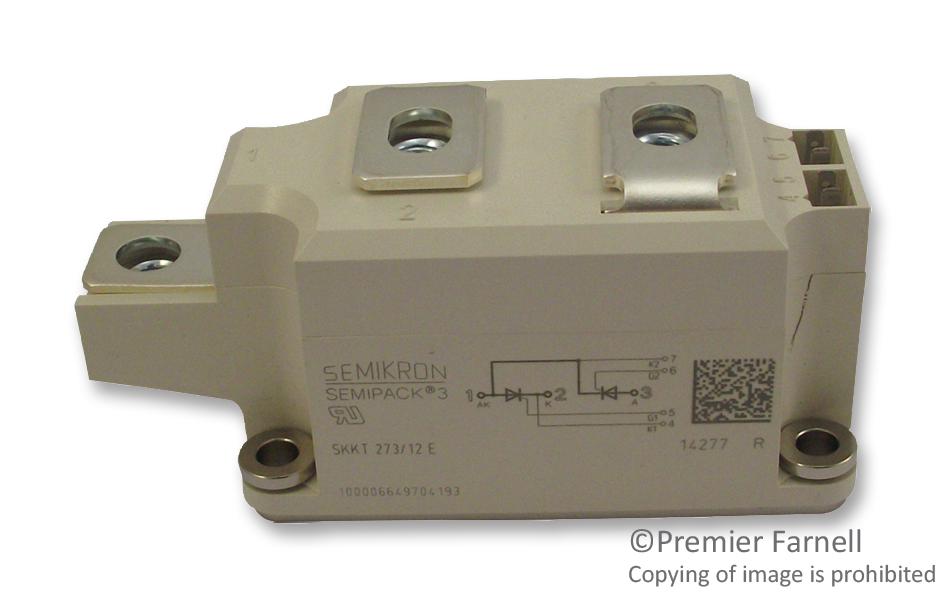 SKKT 273 12 E Semikron Thyristor Module Series Connected 274 A