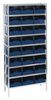 Shelving Units with Bins
