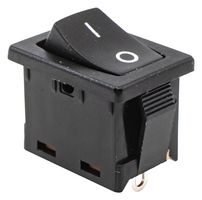 E-SWITCH R1966ABLKBLKFS